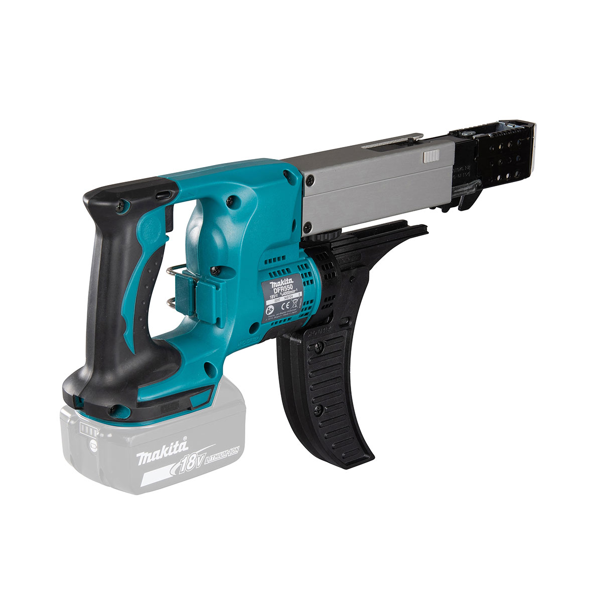 Makita DFR550Z 18V Akku-Schrauber mit automatischer Zufuhr