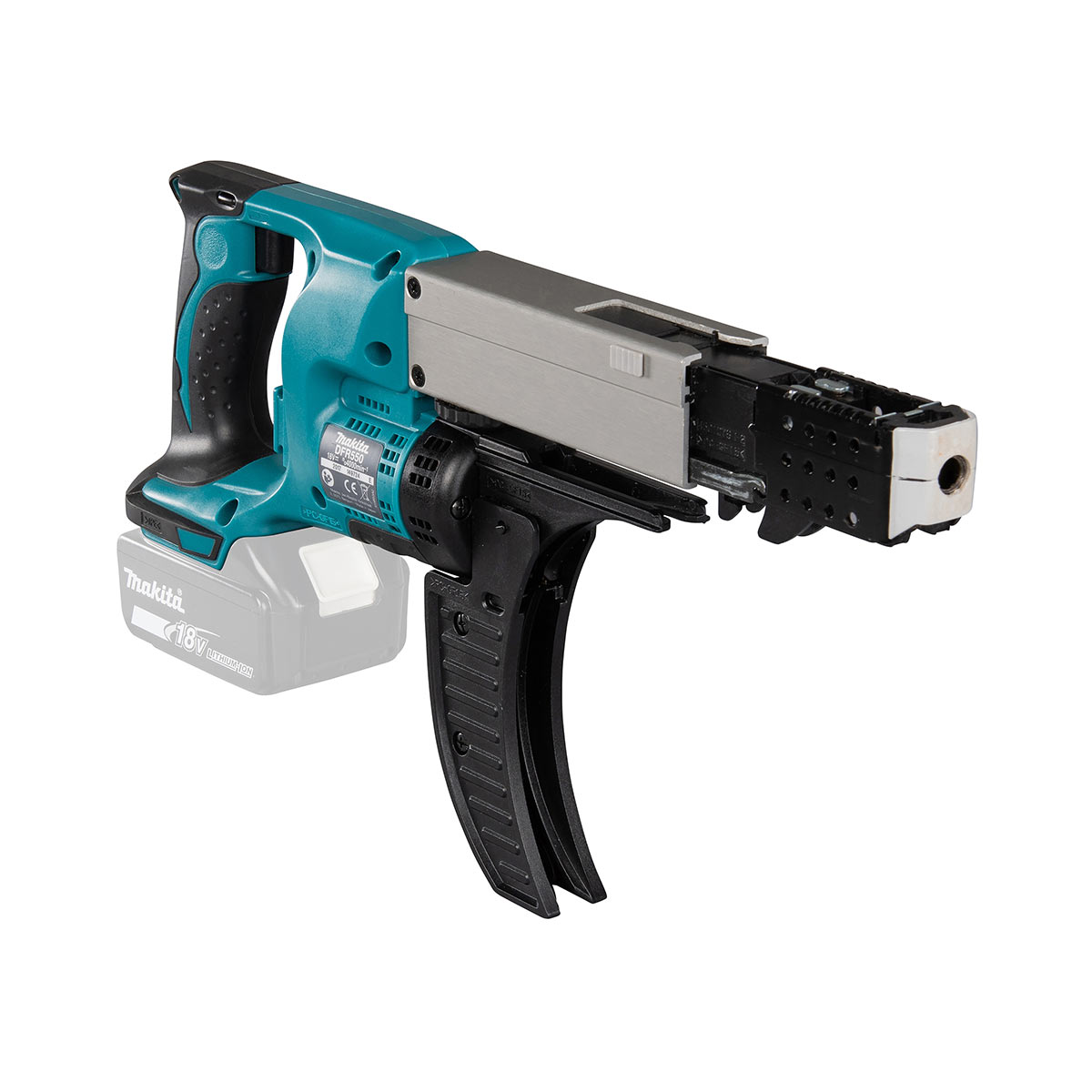 Makita DFR550Z 18V Akku-Schrauber mit automatischer Zufuhr