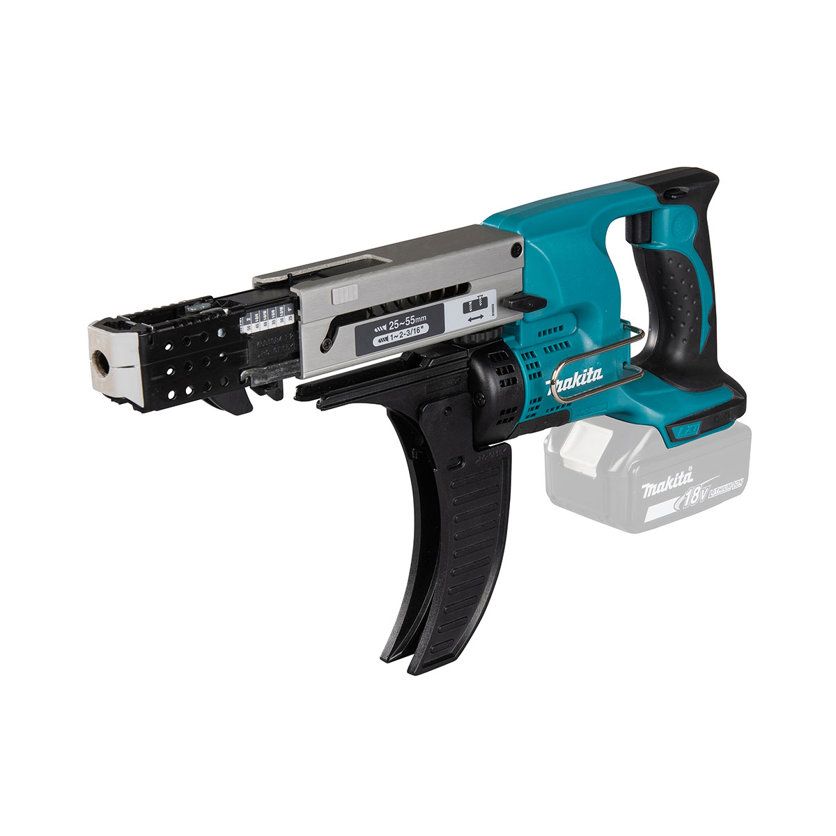 Makita DFR550Z 18V Akku-Schrauber mit automatischer Zufuhr