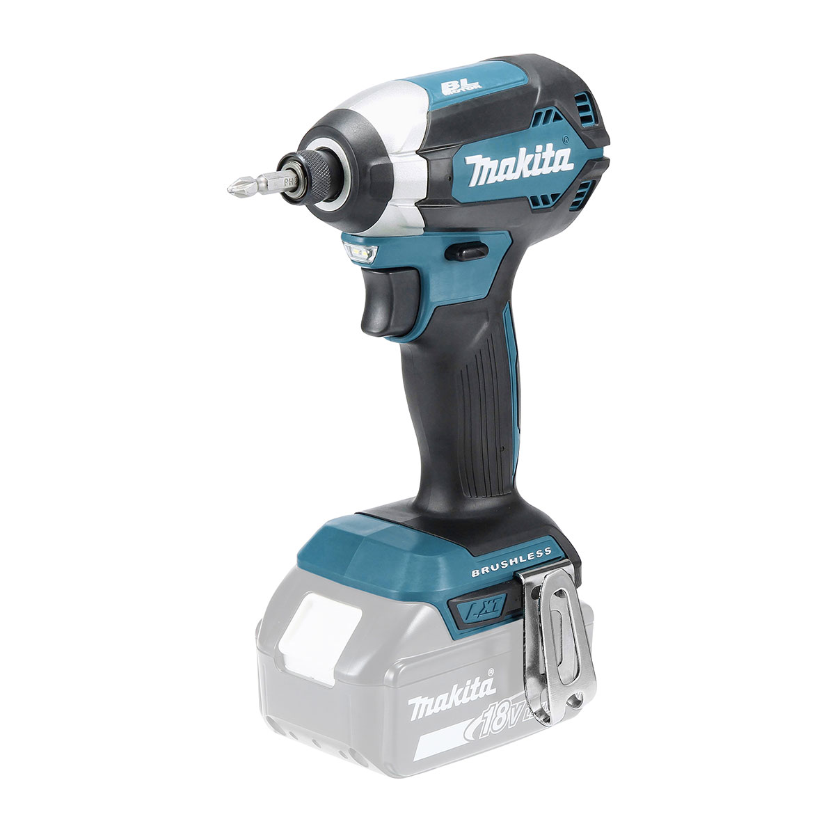 Makita 18V bürstenloser Akku-Schlagschrauber mit 2x 3Ah Batterien, Ladegerät und Koffer