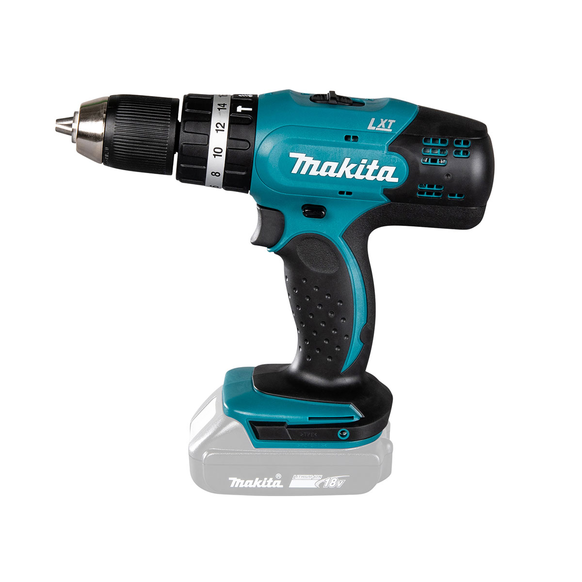 Makita 18V 2-Gang schnurloser Akku-LXT-Kombibohrer mit 2x 3Ah, Ladegerät und Koffer
