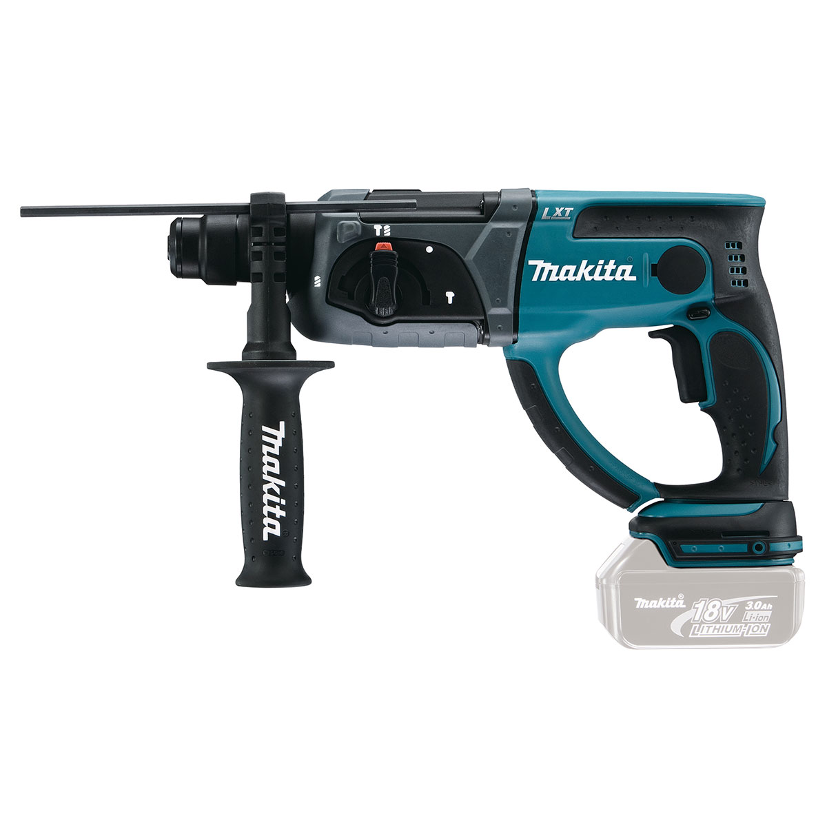 Makita 18V Li-Ionen LXT SDS+ Akku-Bohrhammer Set mit 2x 5Ah Akkus