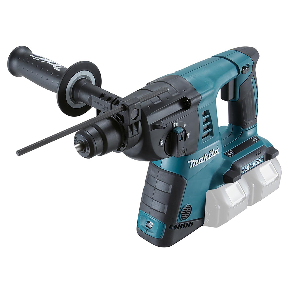 Makita 2x18V Akku-Bohrhammer mit MAKPAC ohne Akku und Ladegerät