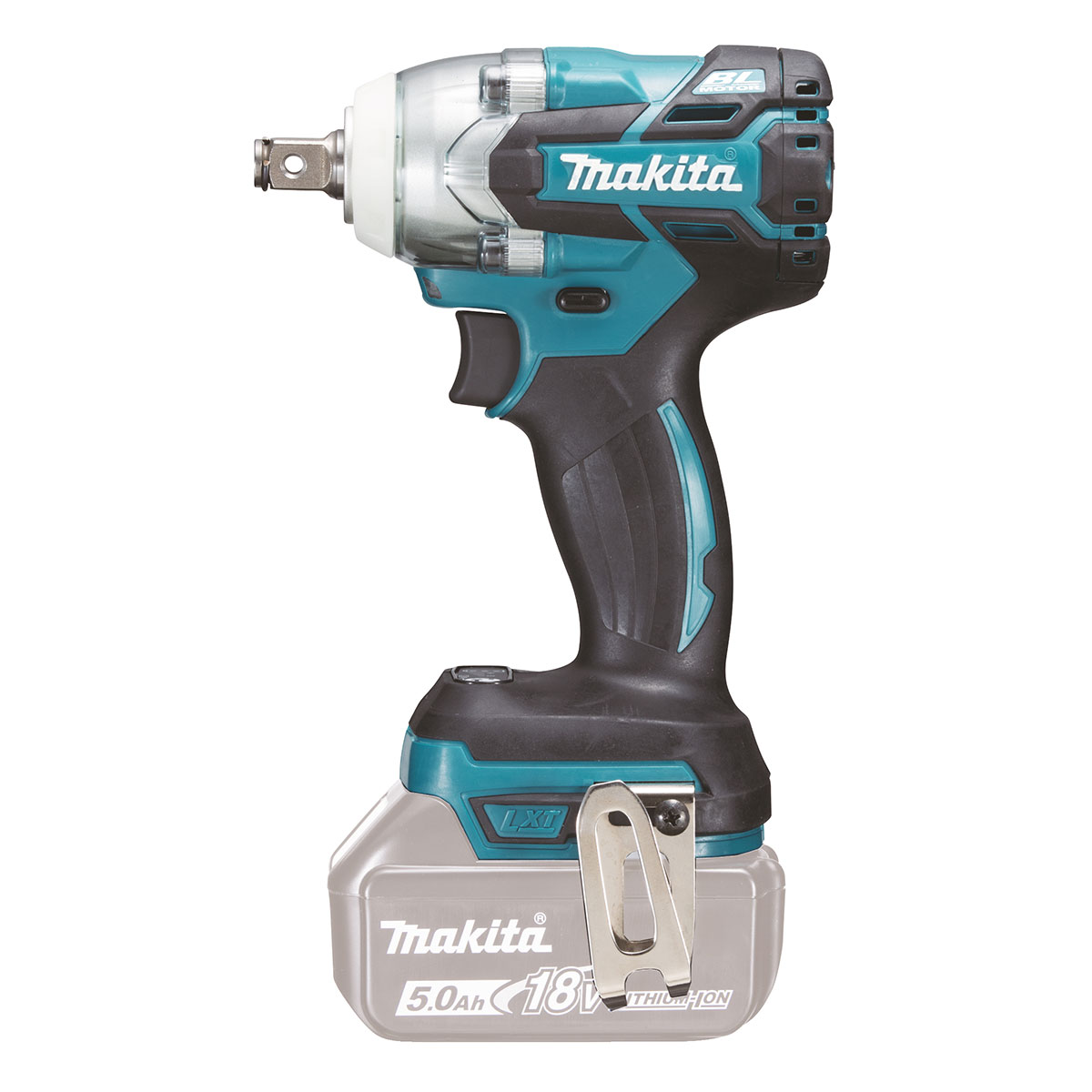 Makita 18V LXT Kompakter Bürstenloser Drehschlagschrauber mit 2x 5Ah Akkus, Ladegerät und Koffer