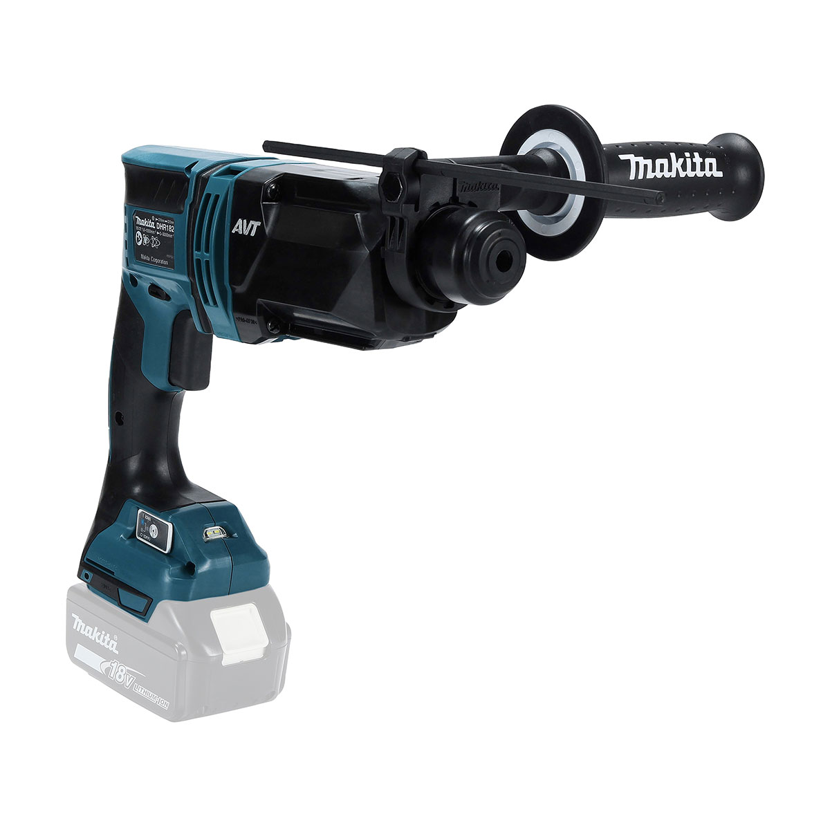Makita 18V Li-ion Bürstenloser Akku-Bohrhammer LXT, nur das Gerät
