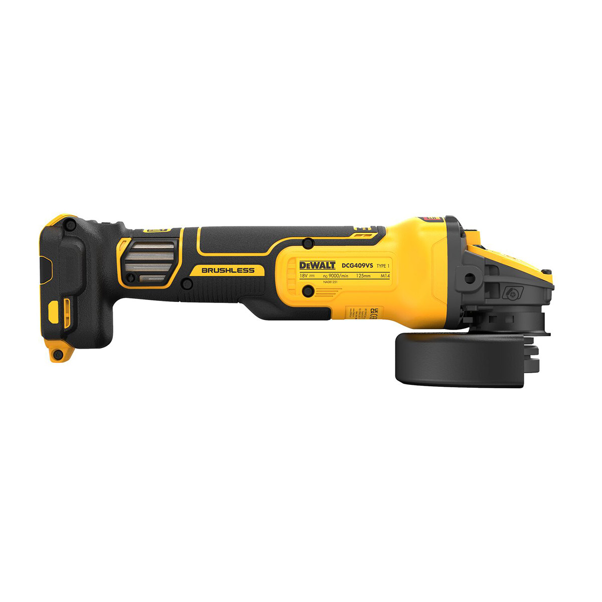 DeWalt 18V XR FLEXVOLT Advantage Akku-Winkelschleifer 125mm (bürstenlos), nur das Gerät