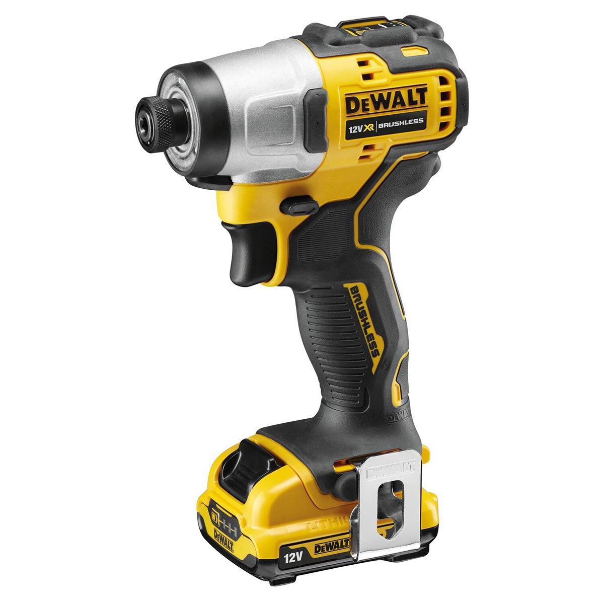 DeWalt 12V Akku-Schlagschrauber mit 2x 2Ah Akkus, Ladegerät und Koffer