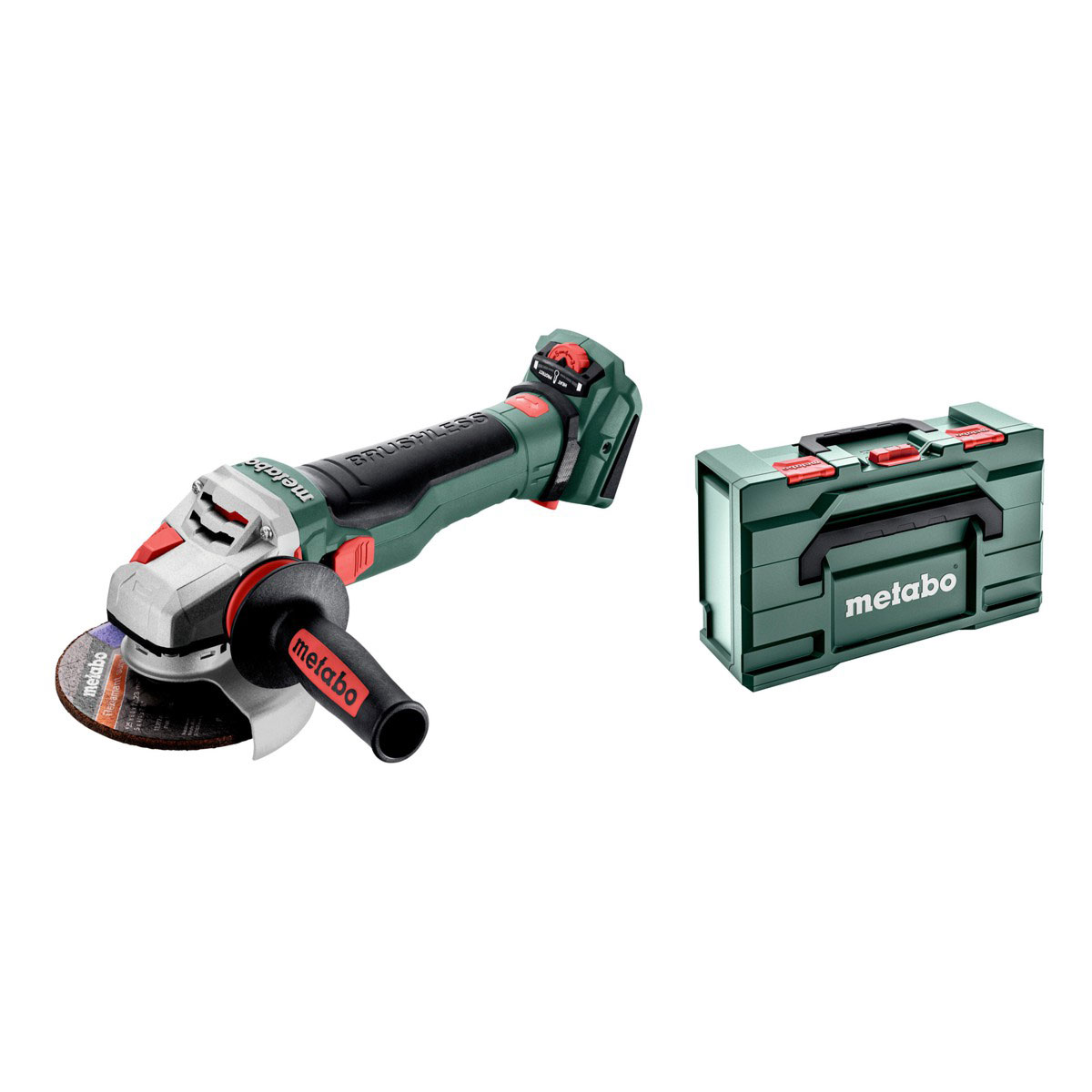Metabo WVB 18 LTX BL 15-125 QUICK 18V Akku-Winkelschleifer mit Koffer