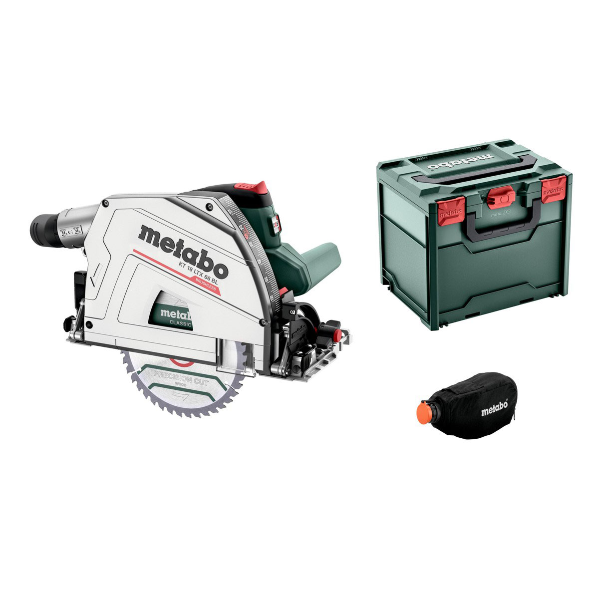 Metabo KT 18 LTX 66 BL 18V Akku-Tauchkreissäge mit Koffer