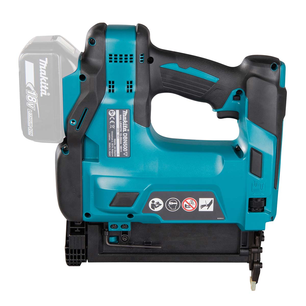 Makita 18V Akku-Stauchkopfnagler LXT, nur das Gerät