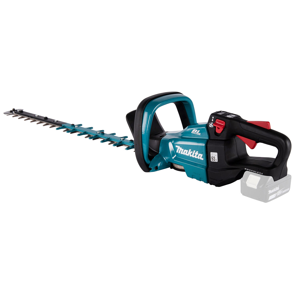 Makita 18V Akku-Heckenschere LXT mit 2x 5 Ah Akkus Ladegerät