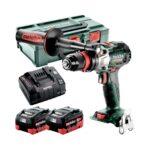 Metabo 602361660 SB 18 LTX BL Q I 18V Akku-Schlagbohrschrauber mit 2x 5.5 Ah Akkus, Ladegerät und Koffer