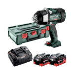 Metabo 602402660 SSW 18 LTX 1750 BL 18V Akku-Schlagschrauber mit 2x 5.5 Li-HD Akkus, Ladegerät und Koffer