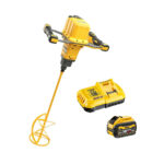 DeWalt DCD240X1-QW 54V XR FlexVolt Bürstenloss Akku-Rührwerk mit 1 x 9Ah und Ladegerät
