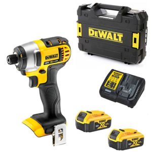DeWalt DCF885P2-QW 18V XR Akku-Schlagschrauber mit 2x 5Ah Batterien, Ladegerät und Koffer