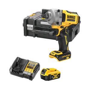 DeWalt DCF891P1T-QW 18V 1/2" Hogring Bürstenloser Akku-Drehschlagschrauber mit 1x 5Ah Akku, Ladegerät und Koffer