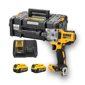 DeWalt DCF896P2-QW 18V Bürstenloser Akku-Drehschlagschrauber mit 2x 5 Ah Akkus, Ladegerät und Koffer