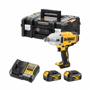DeWalt DCF897M2-QW 18V XR Bürstenloser Akku-Schlagschrauber 3/4" mit 2x 4Ah Akkus, Ladegerät und Koffer