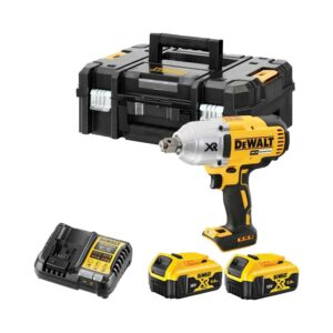 DeWalt DCF897P2T-QW 18V XR Bürstenloser Akku-Schlagschrauber 3/4" mit 2x 5Ah Akkus, Ladegerät und Koffer