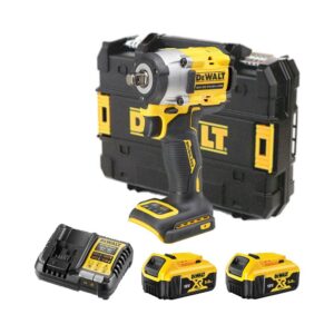 DeWalt DCF921P2T-QW 18V Akku-Schlagschrauber 1/2" mit 2x 5 Ah Akkus, Ladegerät und Koffer