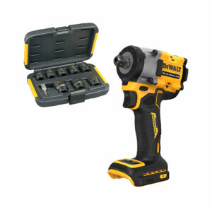 DeWalt DCF922N-XJ 18V Akku-Schlagschrauber 1/2" mit Steckschluessel-Set 9-tlg. schlagf.