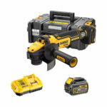 DeWalt DCG409VST1-QW 18V WTC 125mm Akku-Winkelschleifer mit 1x 6Ah Akku, Ladegerät und Koffer