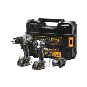 DeWalt DCK200ME2GT-QW 18V Special Edition Set "McLaren" mit 2x 1.7 Ah Akkus, Ladegerät und Koffer (DCD85MG+DCF85MG)