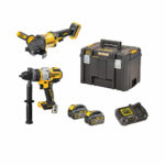 DeWalt DCK2016T2T-QW 54V Elektrowerkzeugset mit 2x 6 Ah Akkus, Ladegerät und Koffer