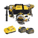 DeWalt DCK324T2-QW Elektrowerkzeug Set mit 2x 6Ah Akkus, Ladegerät und Koffer