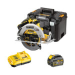 DeWalt DCS573Т1-QW 18V FLEXVOLT Advantage Akku-Handkreissäge mit 1x 6Ah Akku, Ladegerät und Koffer