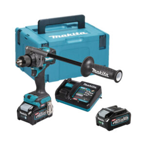 Makita DF001GM201 40V Akku-Bohrschrauber XGT mit 2x 4 Ah Akkus, Ladegerät und Koffer
