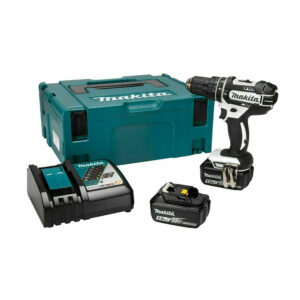 Makita DHP482RTWJ Akku Schlagbohrschrauber 18V 62Nm mit 2x Akkus 5,0Ah, Ladegerät und Makpac 2