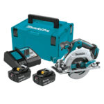 Makita DHS680RTJ 18V Bürstenloser Akku-Kreissäge mit 2x 5Ah Akkus, Ladegerät und Koffer