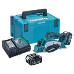 Makita DKP180RTJ 18V Akku-Hobel 82mm 2x Akku 5.0 mit Makpac