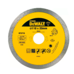 DeWalt DT3715-QZ 110 mm Premium Porzellan Marmor & Granit Schneidklinge