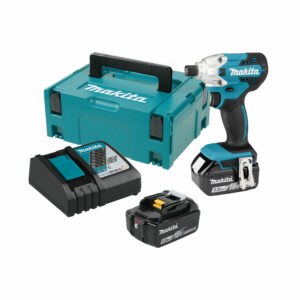 Makita DTD156RTJ 18V LXT Schlagschrauber 1/4 " mit 2x 5Ah Batterien, Ladegerät und Koffer