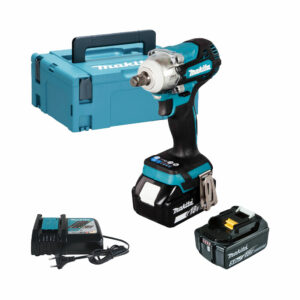 Makita DTW300RTJ 18V Akku-Schlagschrauber LXT mit 2x 5Ah Akkus, Ladegerät und Koffer