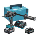 Makita HP001GM201 40V Akku-Schlagbohrschrauber XGT mit 2x 4 Ah Akkus, Ladegerät und Koffer