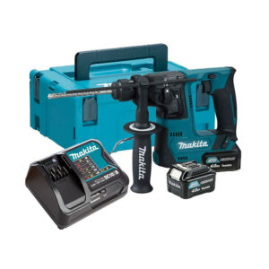 Makita HR140DSMJ 10.8V 14mm SDS+ Akku-Bohrhammer mit 2x 4Ah Akkus, Ladegerät und Makpac 2