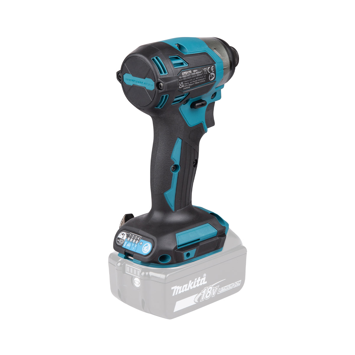 Makita DTD173RTJ 18V 1/4" Akku-Schlagschrauber LXT mit 2x 5 Ah Akkus, Ladegerät und Koffer - Image 9