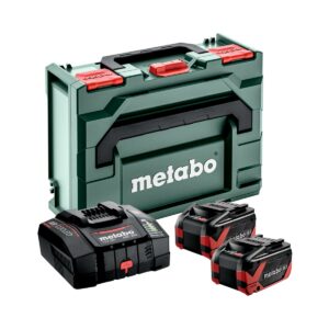 Metabo Basis-Set 2 x LiHDX 8.0 Ah + ASC 290 + metaBOX 145