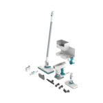 Black+Decker 1500W SteamSystem Handdampfreiniger mit Bodenverlängerung inkl. 10-tlg. Zubehör