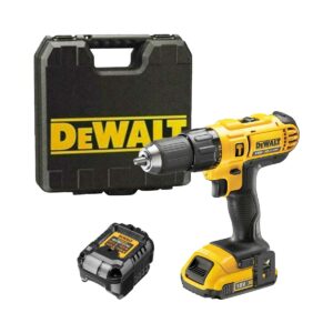 DeWalt 18 V LI-Ionen-Akku-Kombibohrer mit 1x 2Ah Akkus, Ladegerät und Koffer