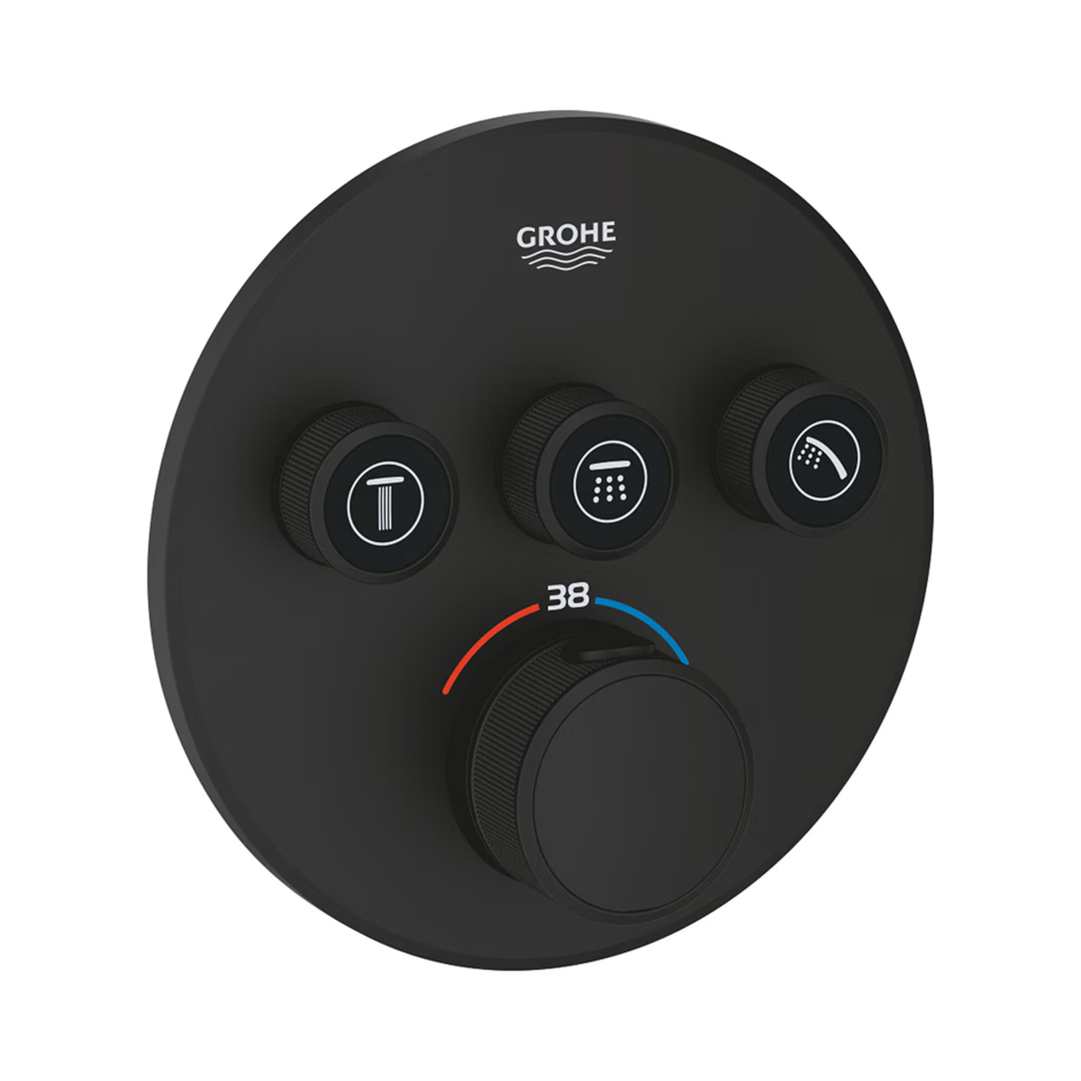 GROHE Grohtherm SmartControl 29508KF0 Unterputz-Thermostat Phantom Black