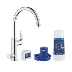 GROHE Blue Pure Eurosmart Küchenarmatur chrom mit separatem Filterwasserauslauf