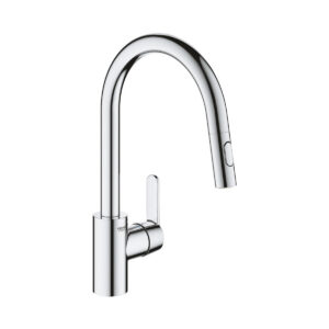 GROHE Get Küchenarmatur mit C-förmigem Auslauf Chrom