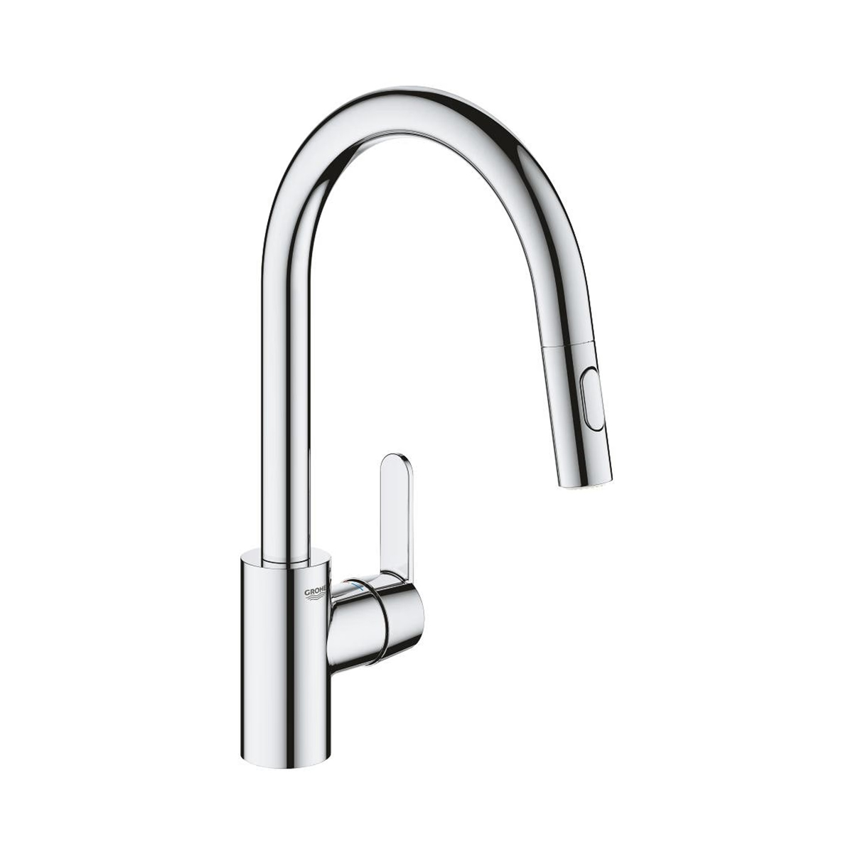 GROHE Get Küchenarmatur mit C-förmigem Auslauf Chrom