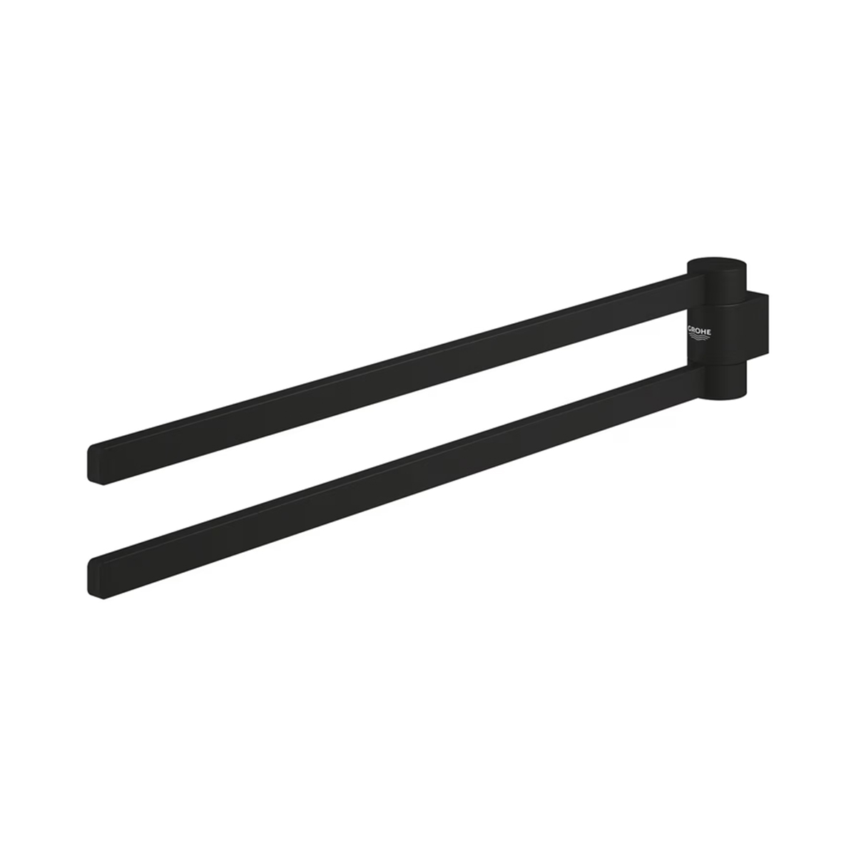 Wandmontierter GROHE Handtuchhalter aus Metall mit verdeckter Befestigung