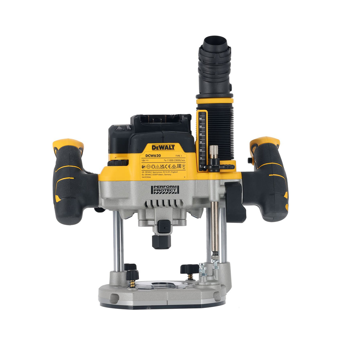 DeWalt DCW620NT-XJ 18V Akku-Oberfraese mit Koffer