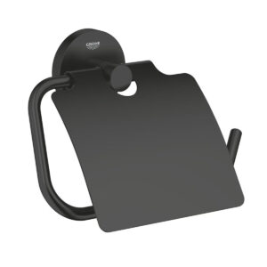 GROHE Essentials 1024652430 Toilettenpapierhalter in Matt Black zur Wandmontage